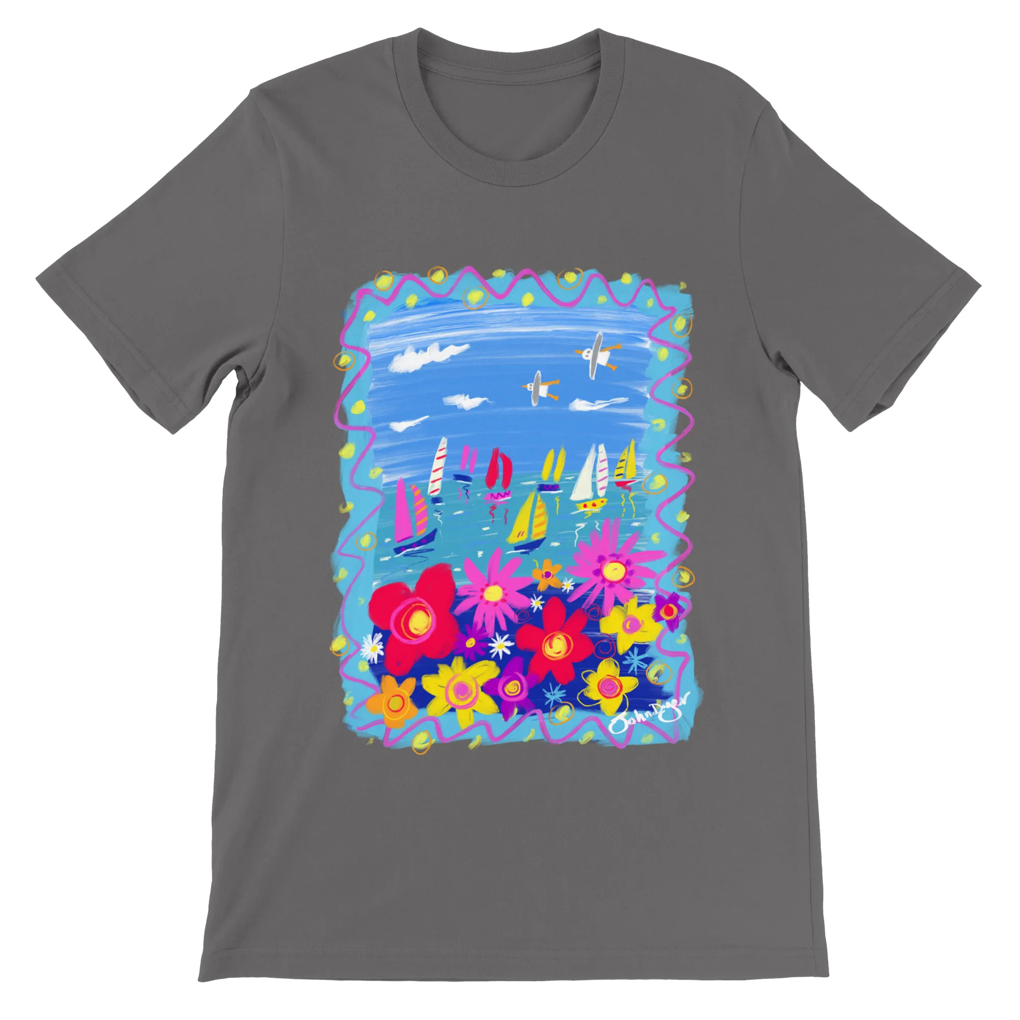 John Dyer Unisex Art T-Shirt. Summer in Cornwall