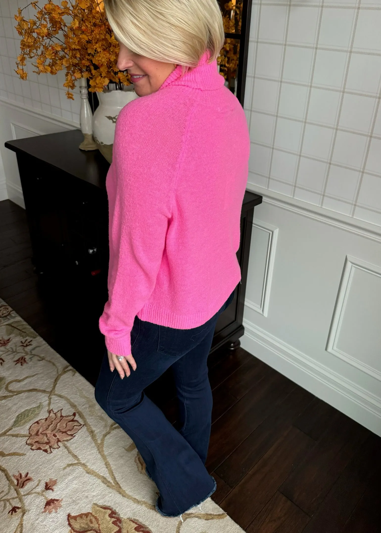 John   Jenn Emmett Sweater in Wild Orchid