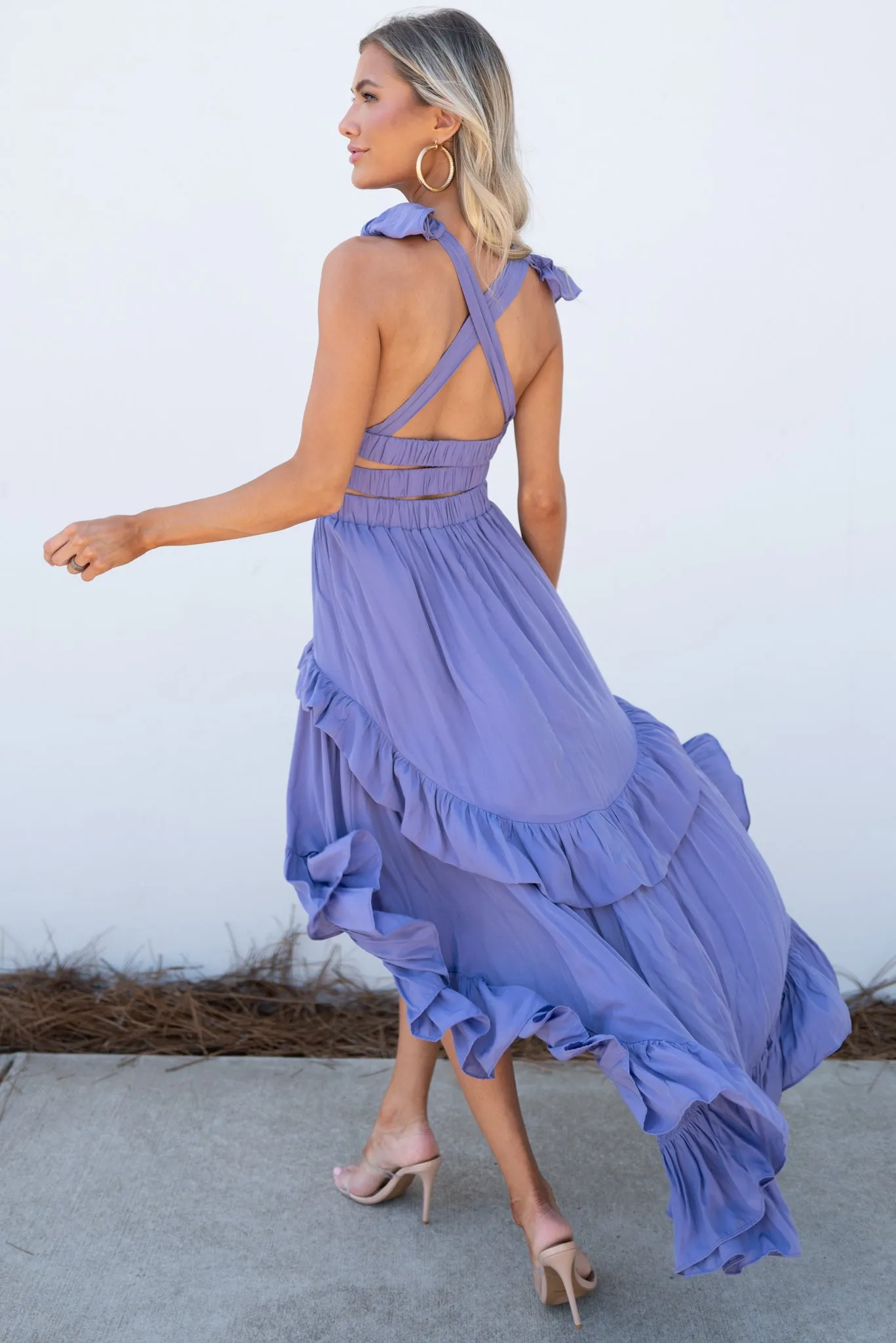 Just To Be Loved Purple Maxi Dress