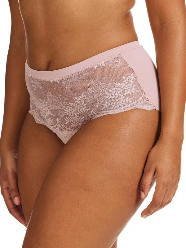 Kayser Recycled Microfibre & Recycled Lace Full Brief - Blush