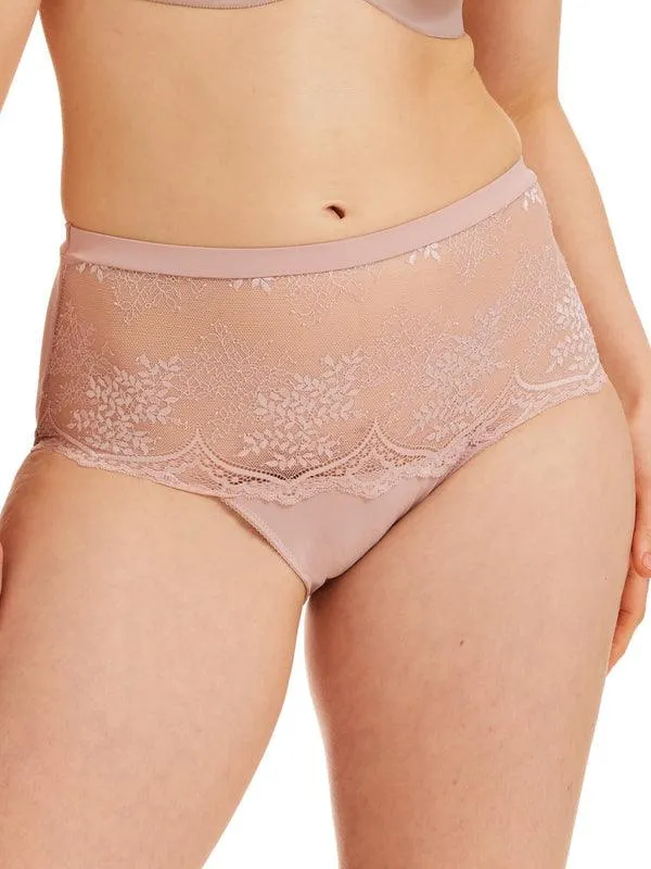 Kayser Recycled Microfibre & Recycled Lace Full Brief - Blush