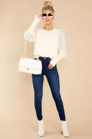 Keep It Fancy Ivory Sweater