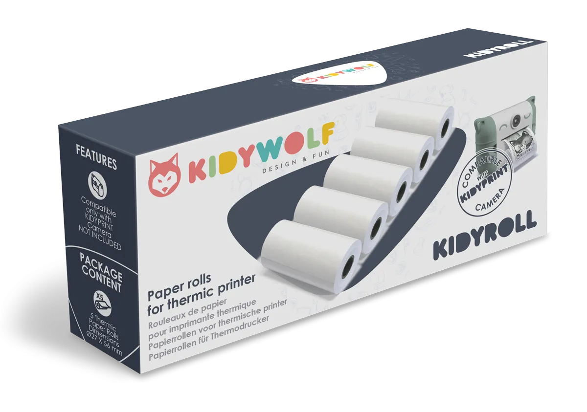 Kidywolf Kidyroll 5 Rolls For Kidyprint