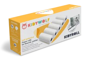 Kidywolf Kidyroll 5 Self-adhesive Rolls For Kidyprint