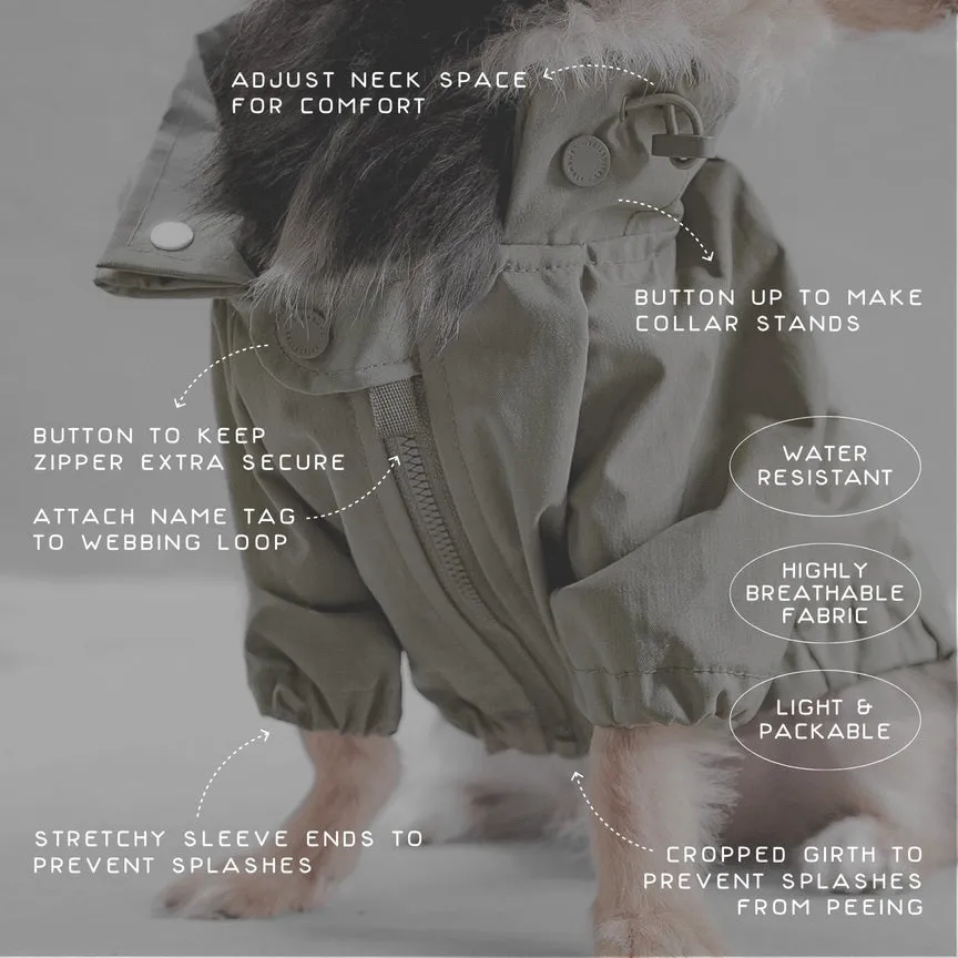 LAMBWOLF COLLECTIVE - BROOKLYN LIGHT & PACKABLE DOG JACKET