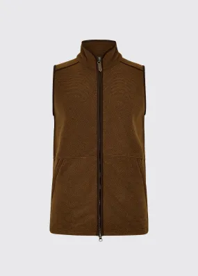 Lifford Men's Fleece Vest - Walnut