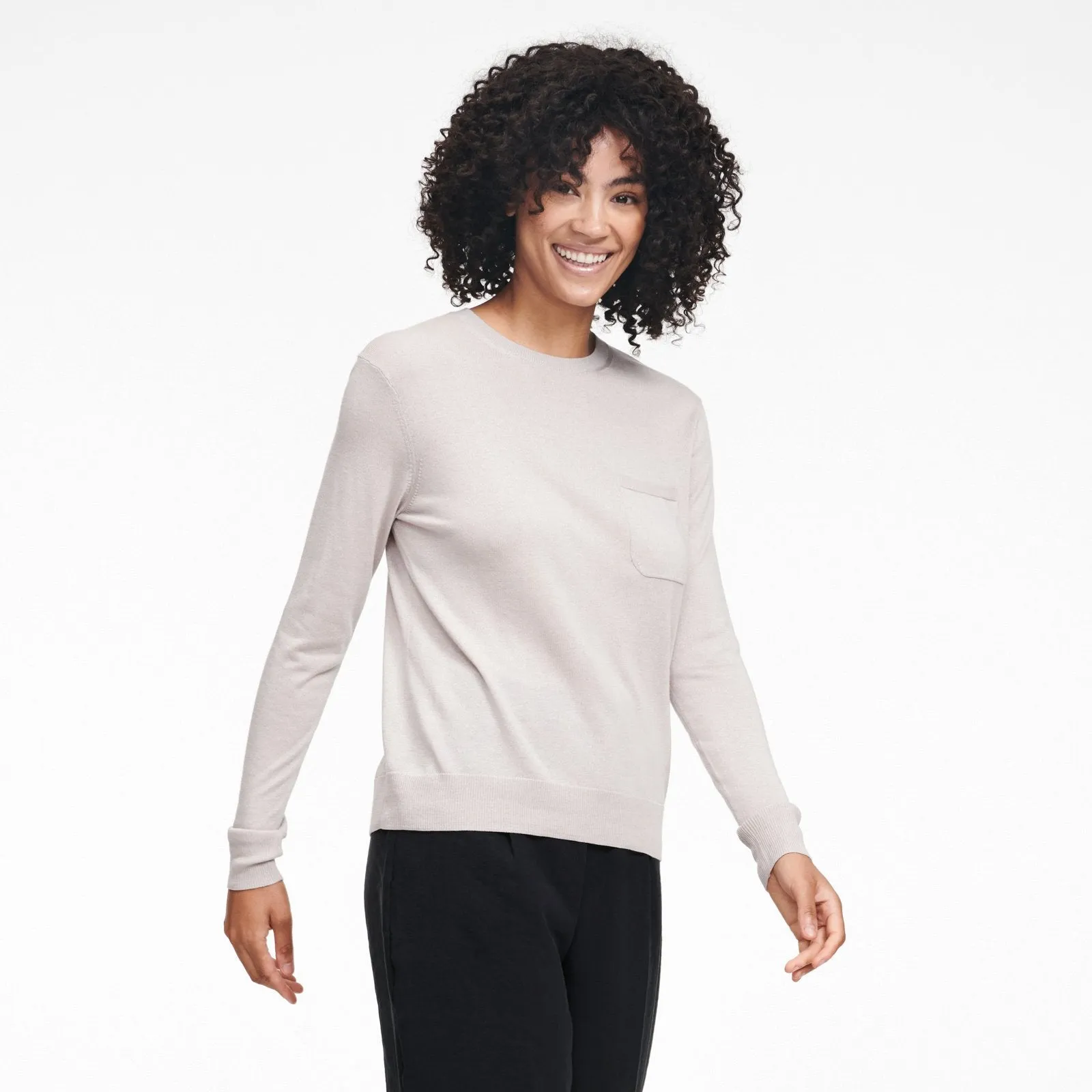 Lightweight Crewneck with Pocket