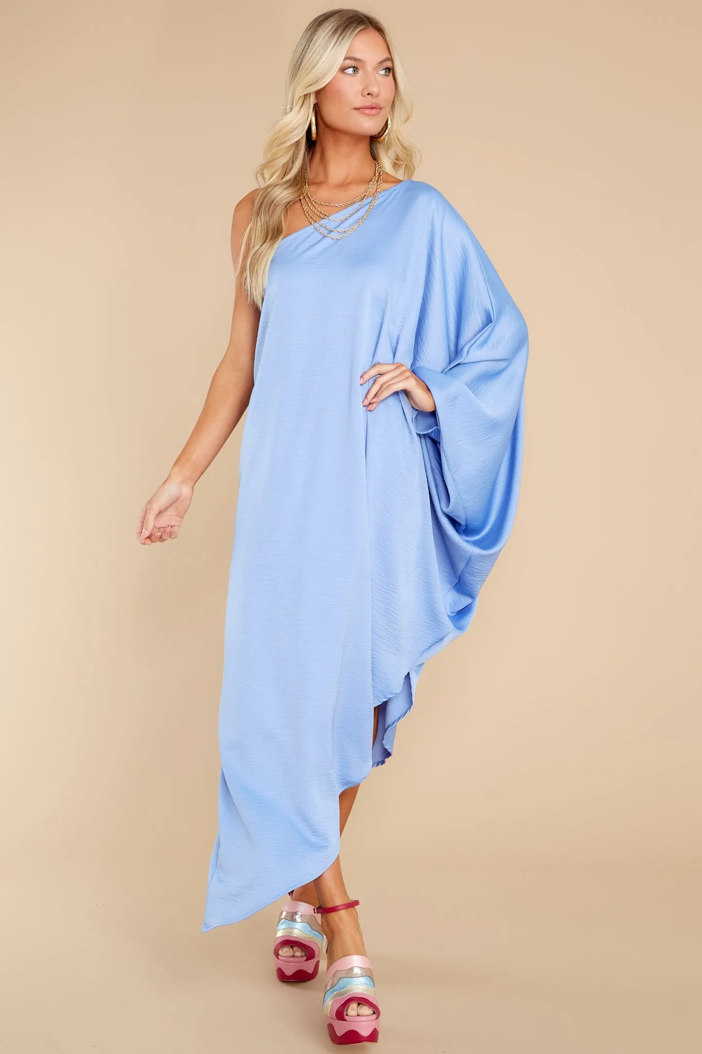 Like Royalty Periwinkle Blue Maxi Dress