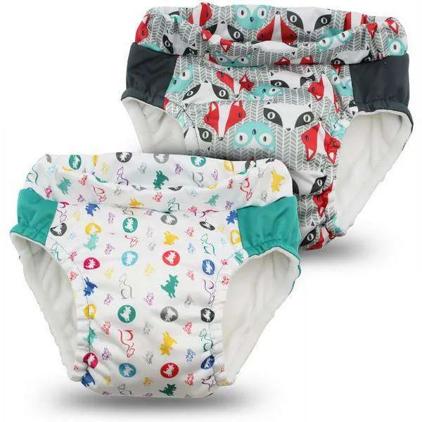 Lil Learnerz Training Pants & Swim Diaper 2 pk