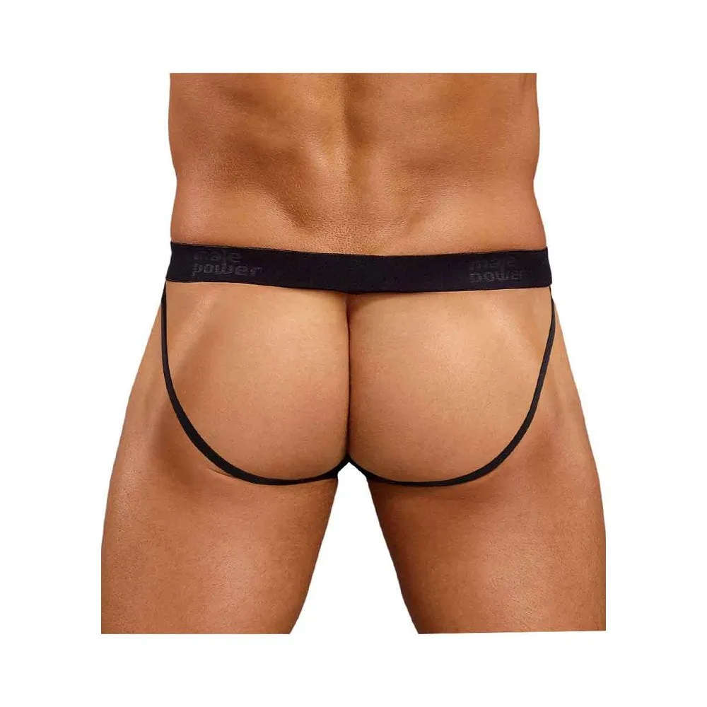 Male Power Satin Lycra Jock Strap L/XL Underwear