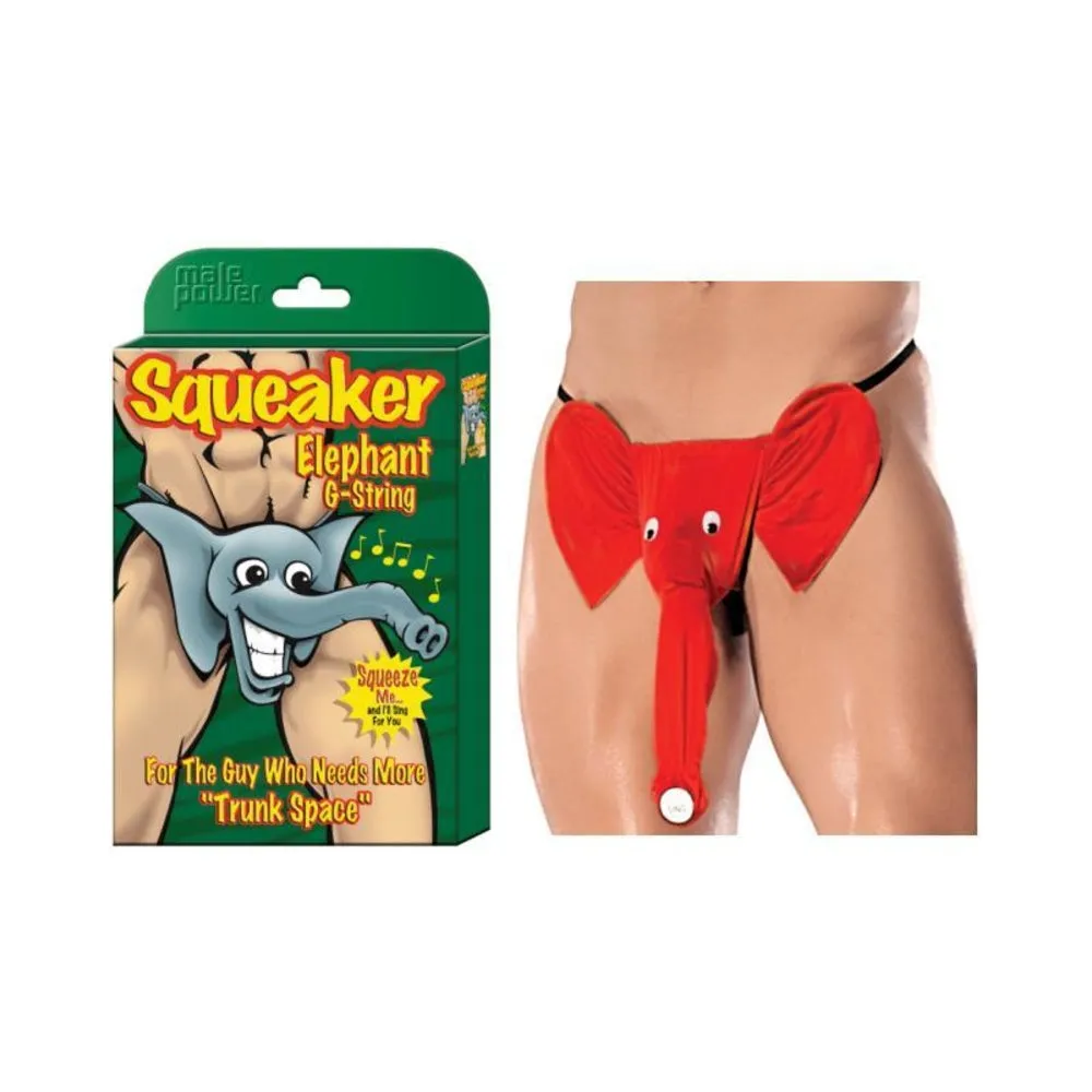 Male Power Squeaker Elephant G-String