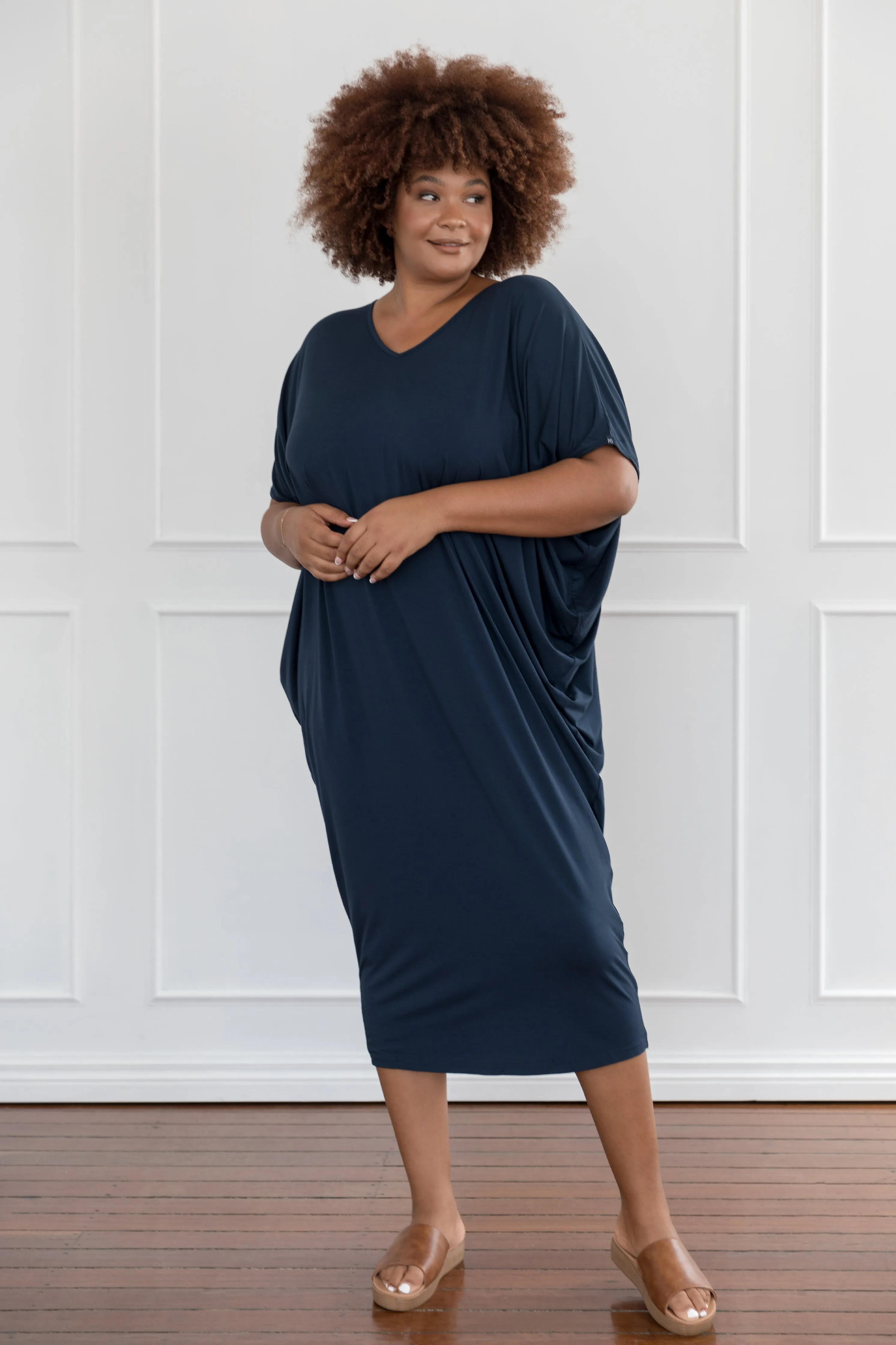 Maxi Miracle Dress | Navy