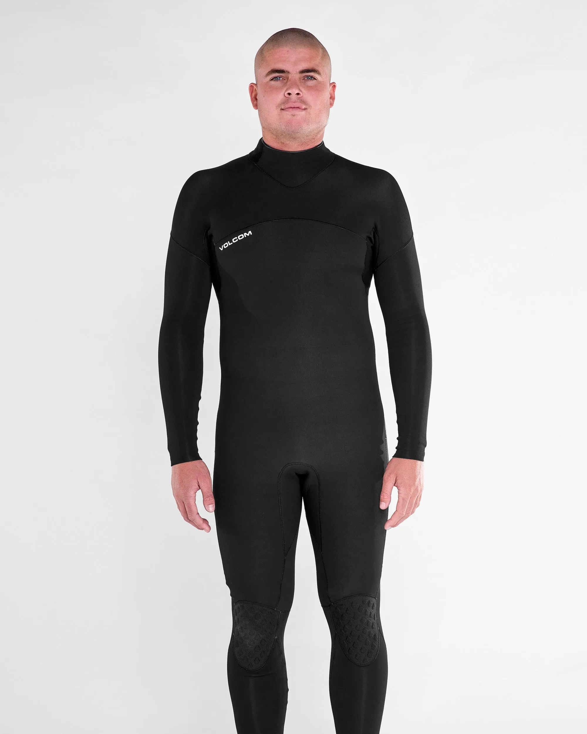 Mens Modulator 3/2mm Long Sleeve Back Zip Fullsuit - Black