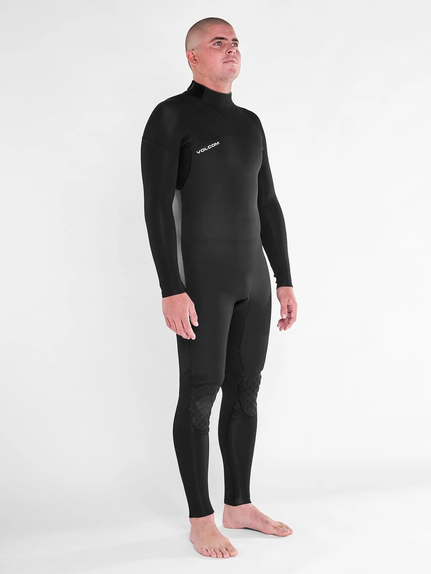 Mens Modulator 3/2mm Long Sleeve Back Zip Fullsuit - Black