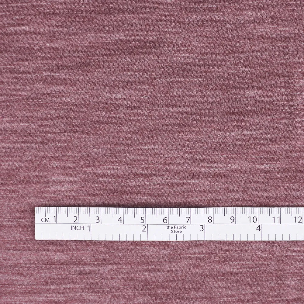 Merino / Nylon Jersey - Plum Marle