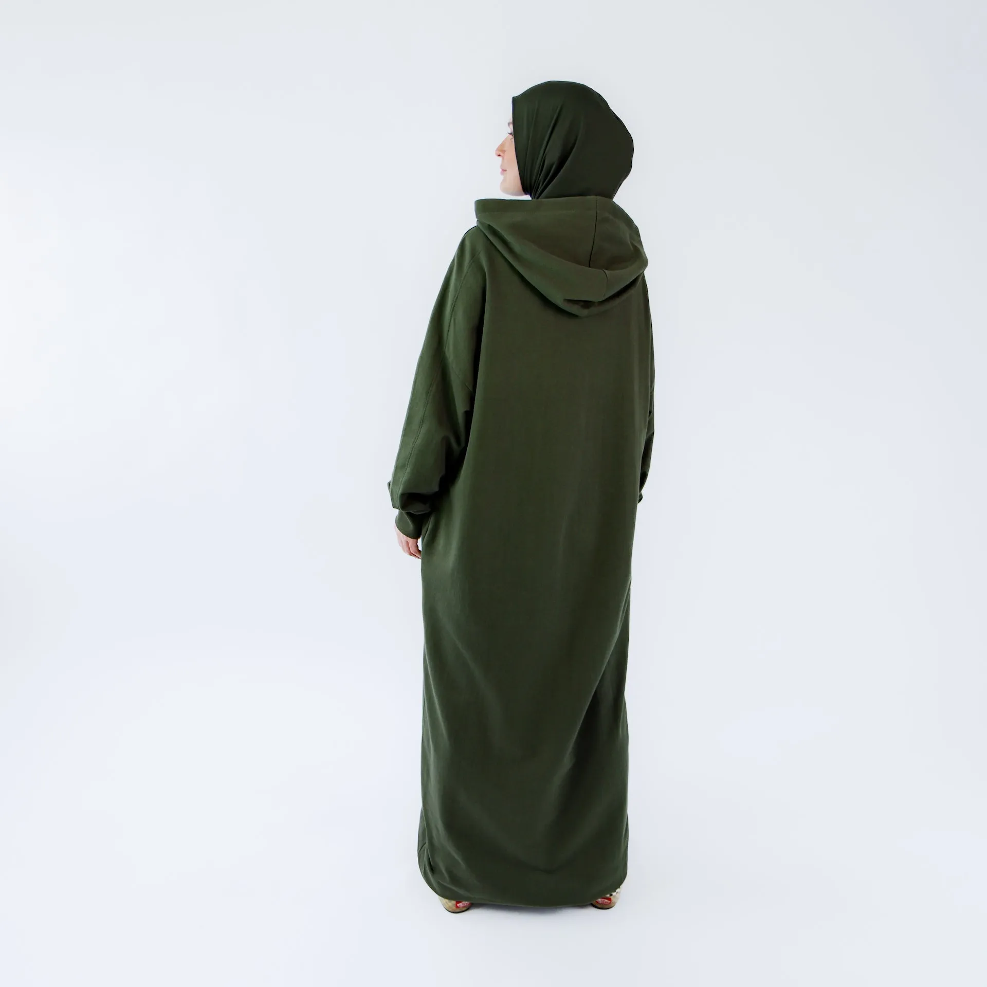 Muslim dress for women "Khaki Oasis" abaya dress style