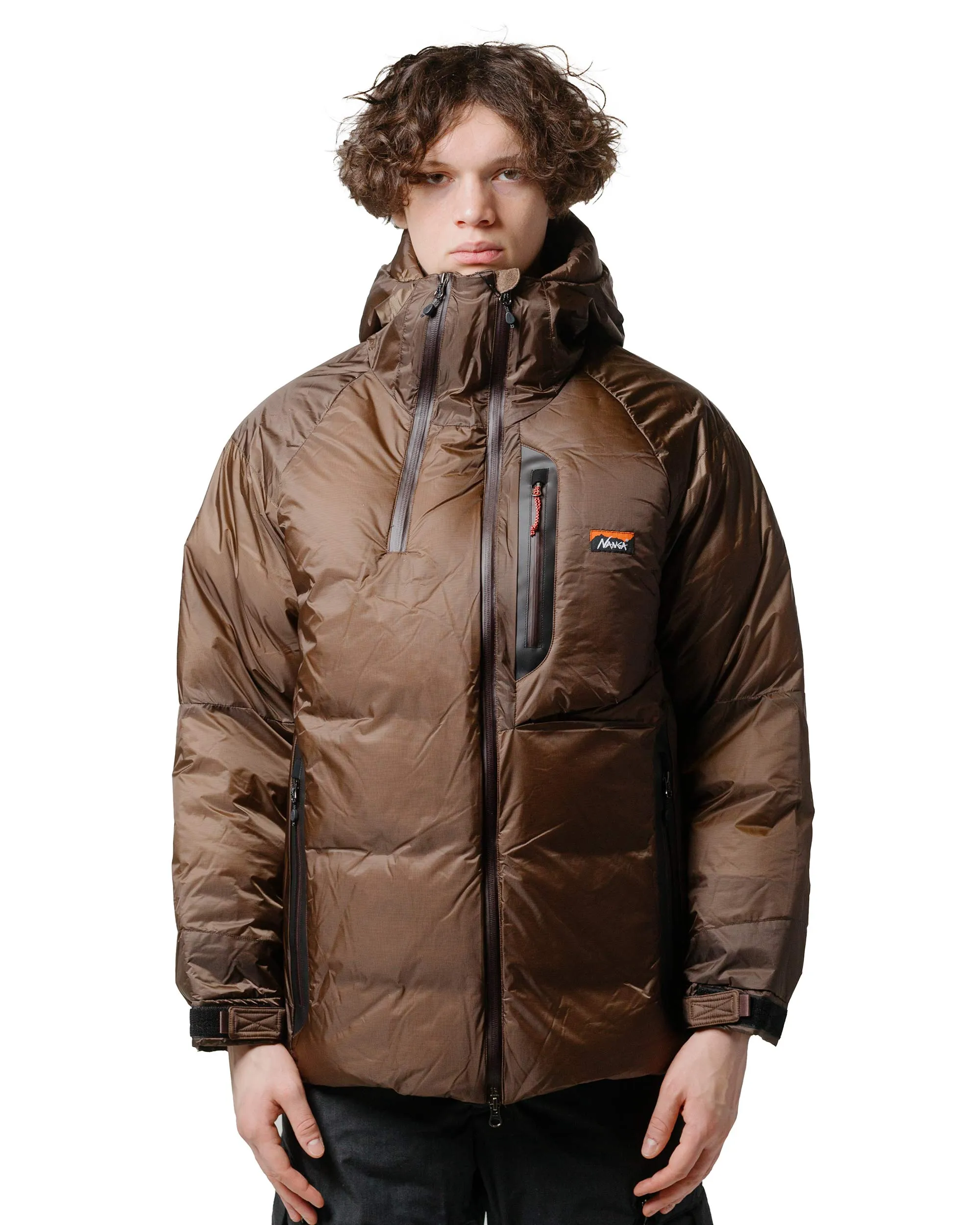 Nanga Aurora Tex Light Down Jacket Mikami Brown