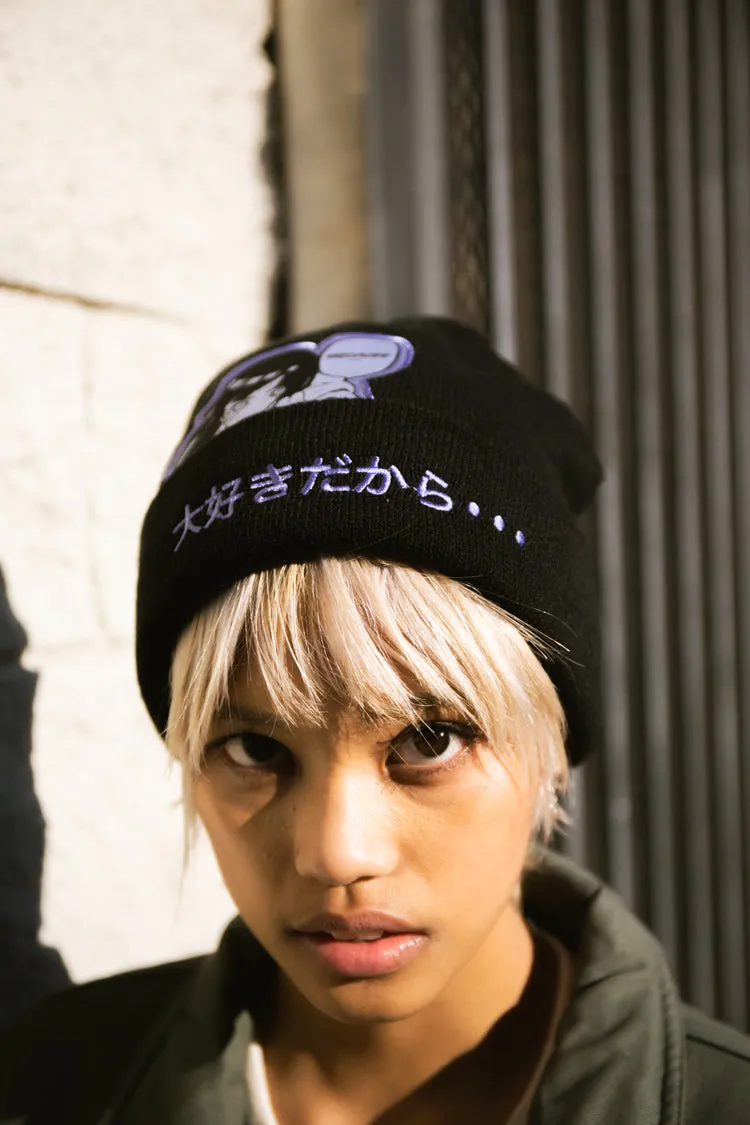 Naruto Hinata Beanie - Black