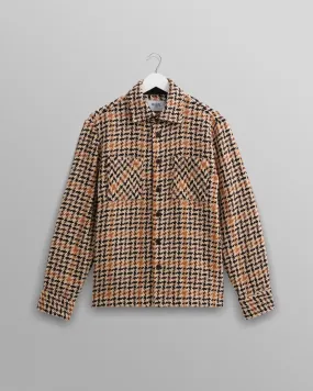 Natural Houndstooth Weave Whiting Overshirt