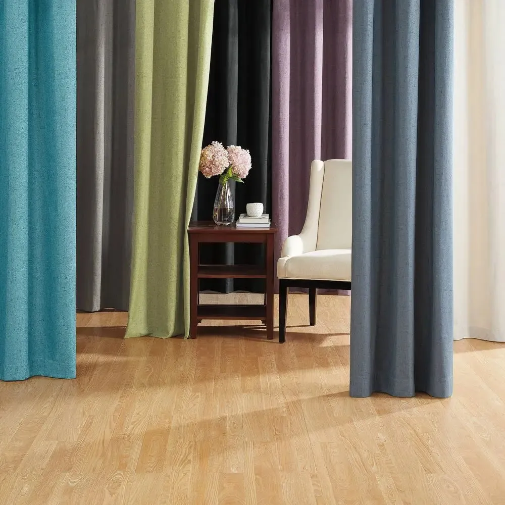 New - 1pc 42"x108" Blackout Windsor Window Curtain Panel Smoke - Eclipse