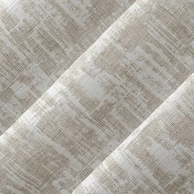 New - 84"x40" Parrish Distressed Grid Thermal Extreme 100% Blackout Grommet Curtain Panel Beige - Sun Zero