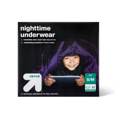 Nighttime Underwear - Size S/M - 42ct - up & up