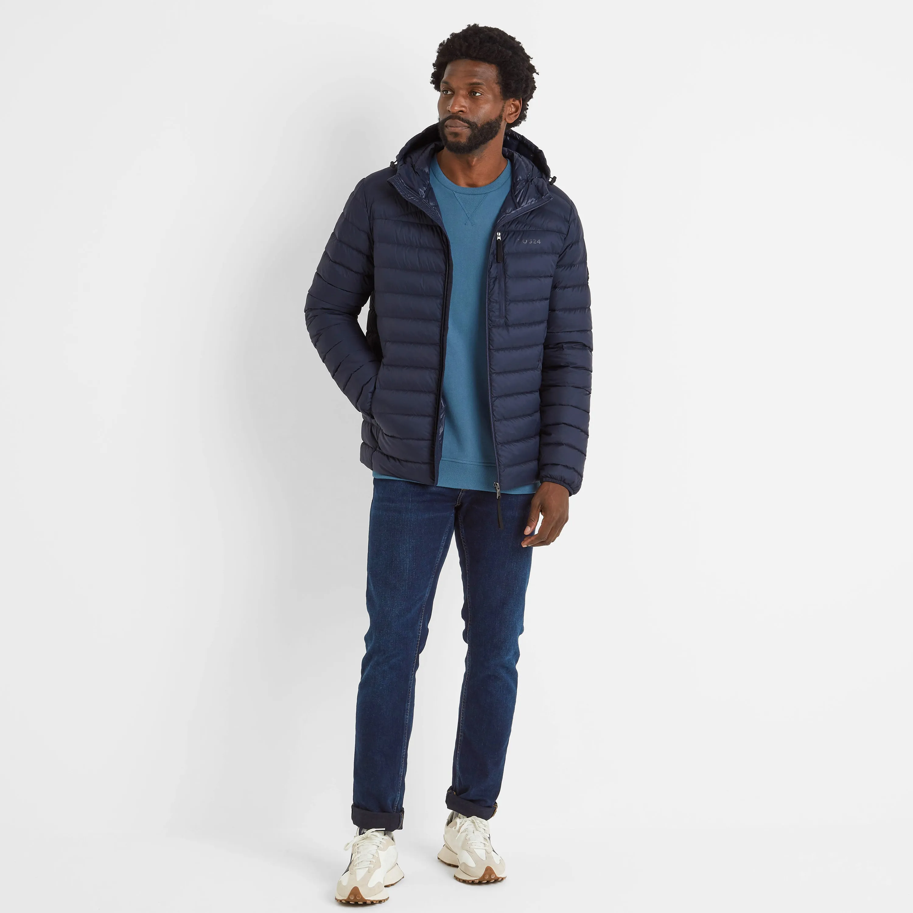 North RDS Mens Hooded Jacket - Dark Indigo