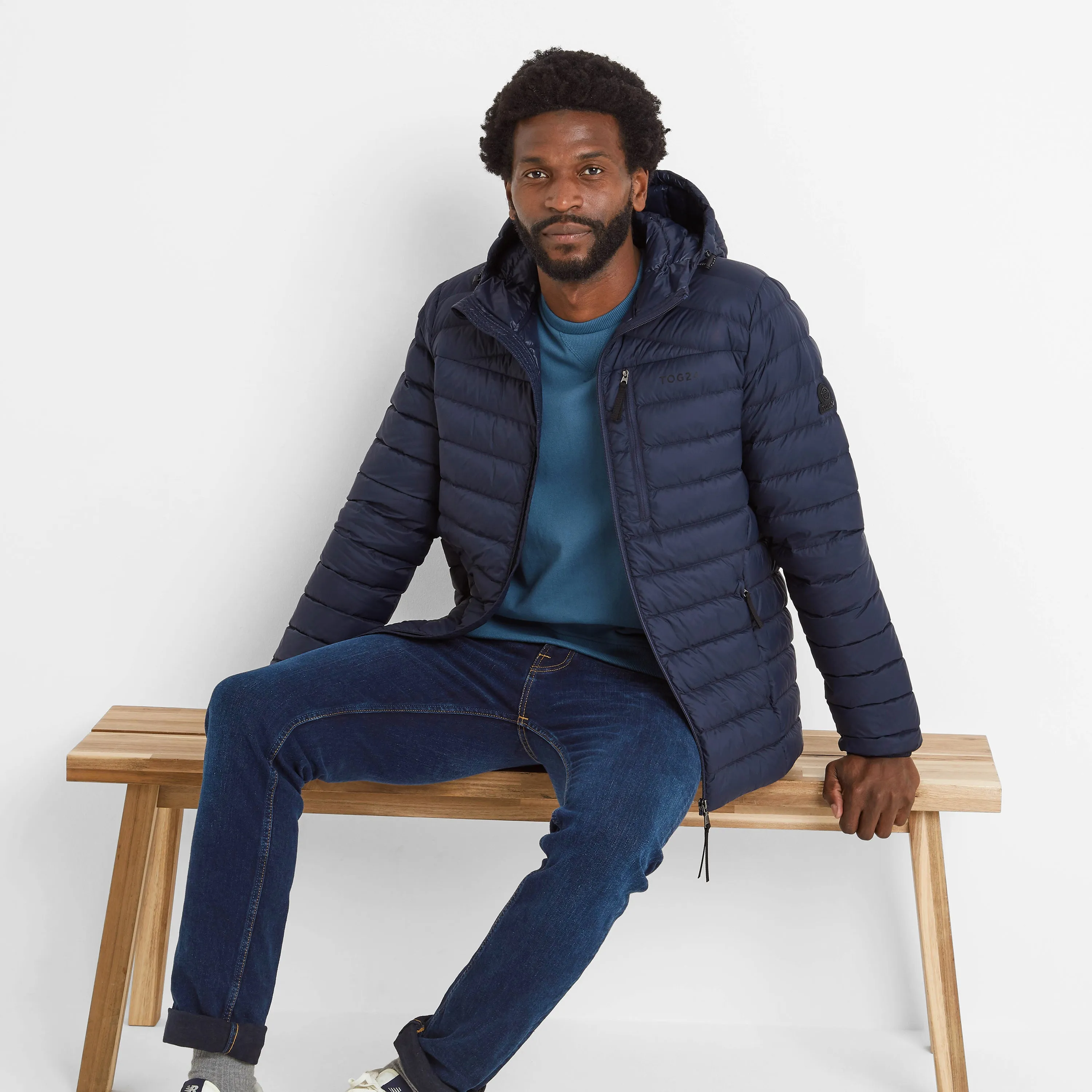 North RDS Mens Hooded Jacket - Dark Indigo