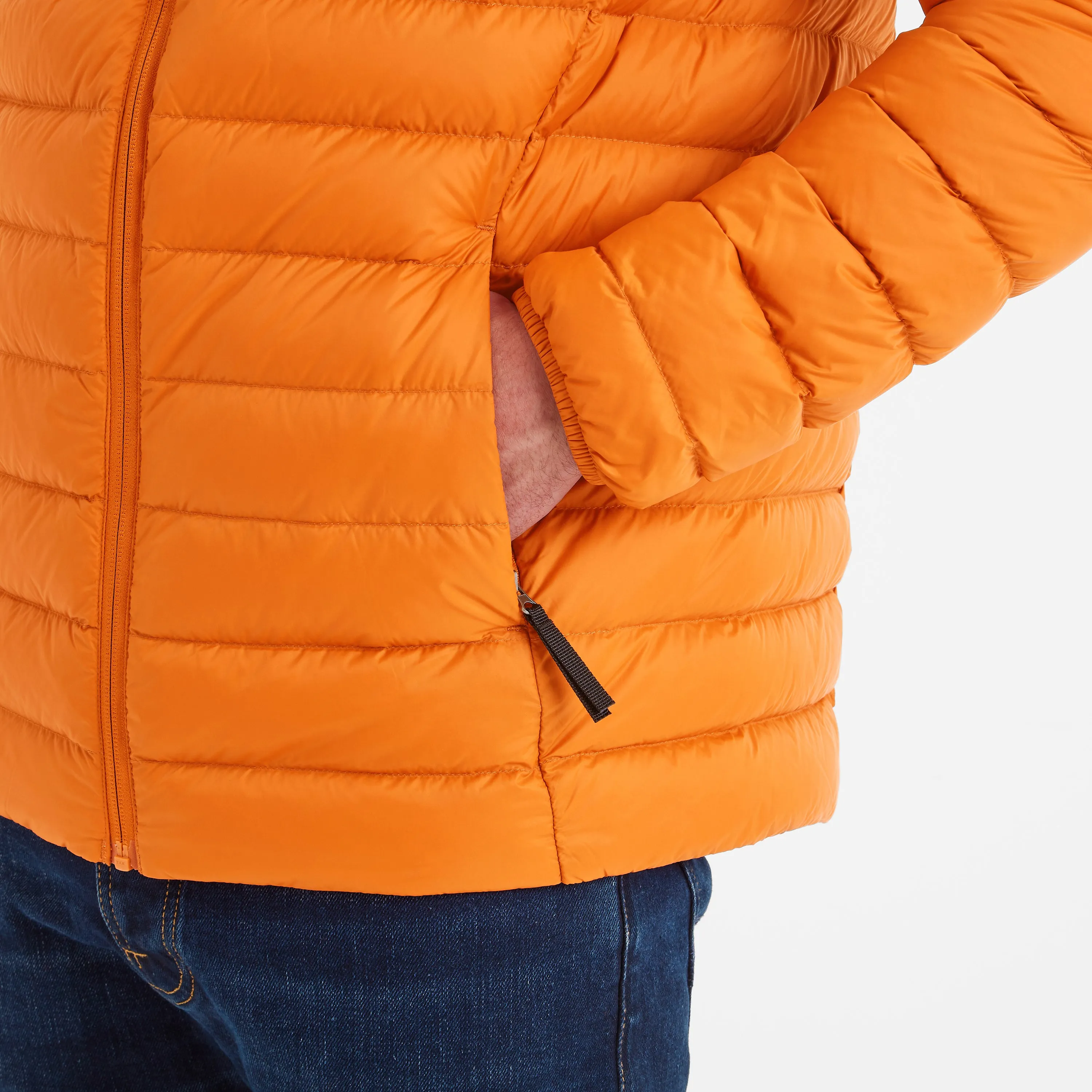 North RDS Mens Hooded Jacket - Dark Orange