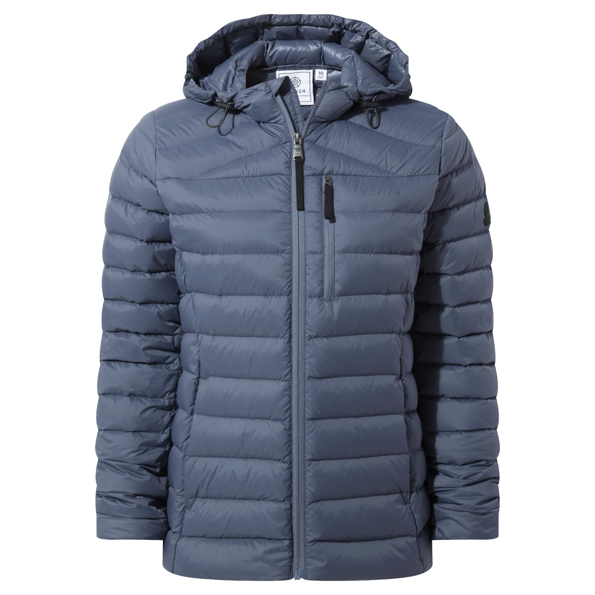 North RDS Womens Hooded Jacket - Blue Stone