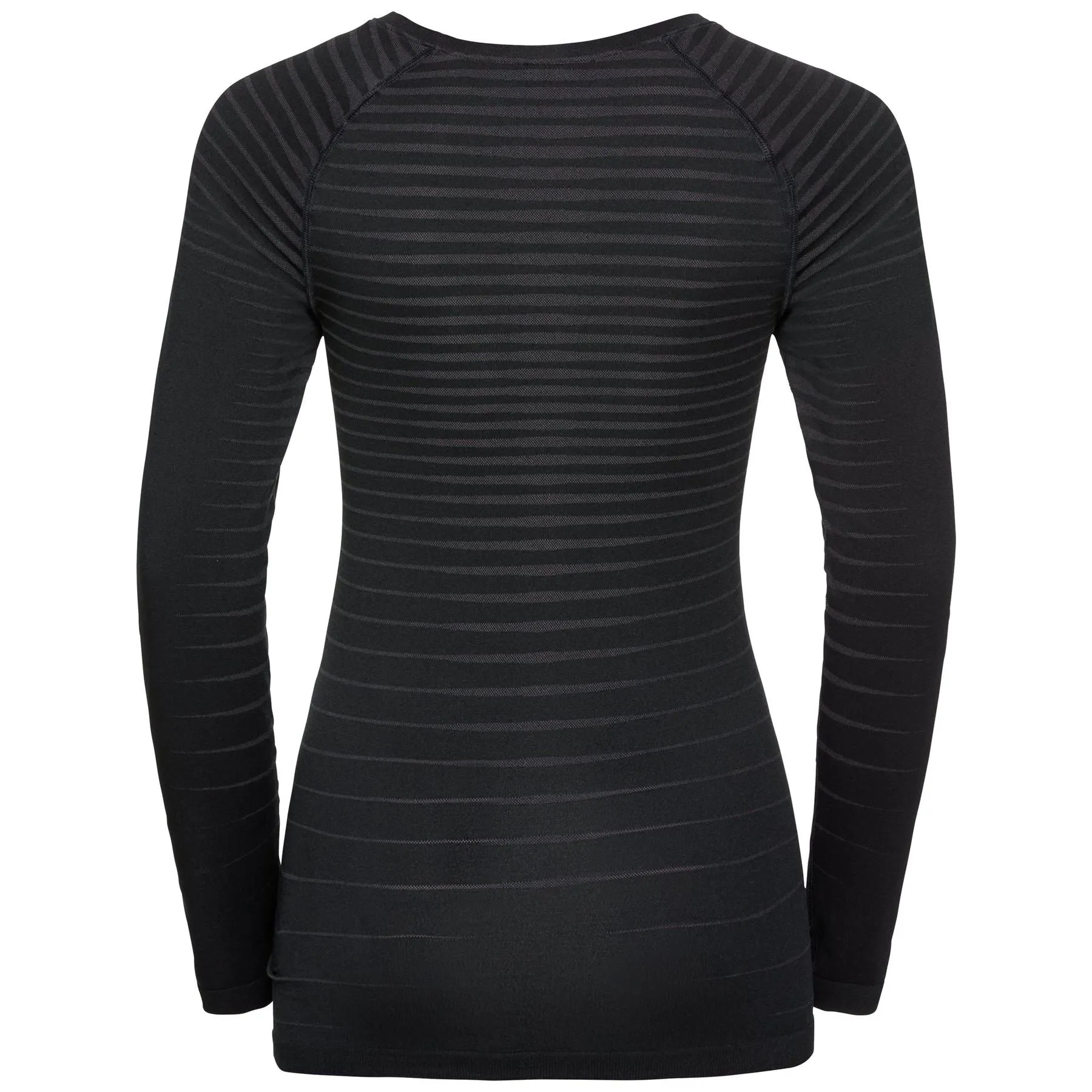 Odlo Performance Light Women's Running Top in Black Base Layer with Crew Neck