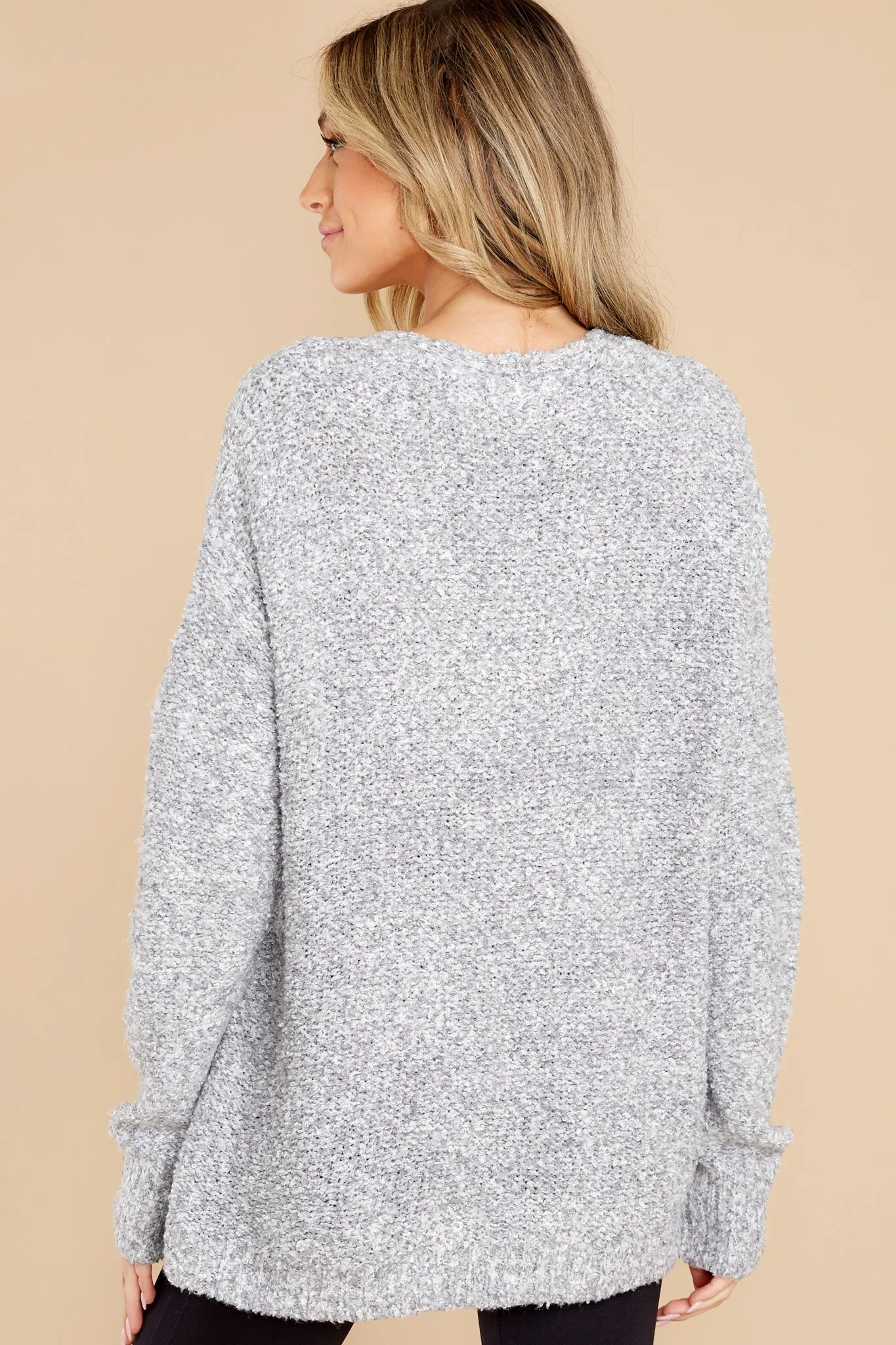 Only Destiny Heather Grey Sweater