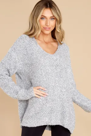 Only Destiny Heather Grey Sweater