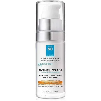 Open Box - La Roche Posay Anthelios AOX Daily Antioxidant Face Serum with Sunscreen – SPF 50 - 1 fl oz