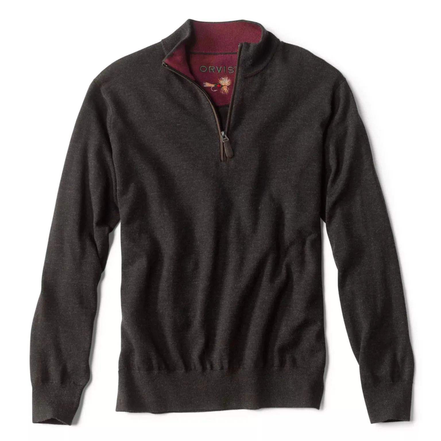 ORVIS MERINO QUARTER ZIP SWEATER 2.0