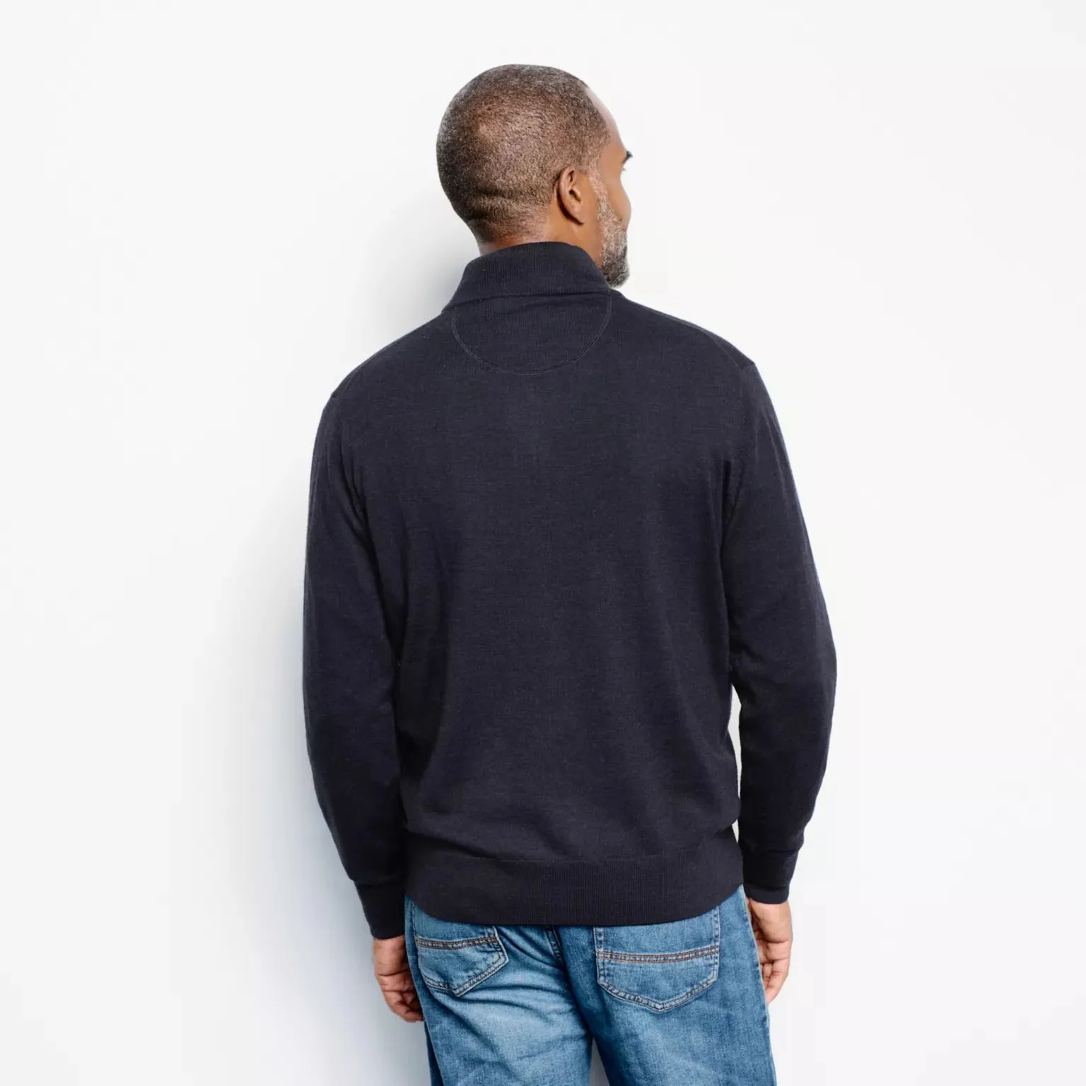 ORVIS MERINO QUARTER ZIP SWEATER 2.0