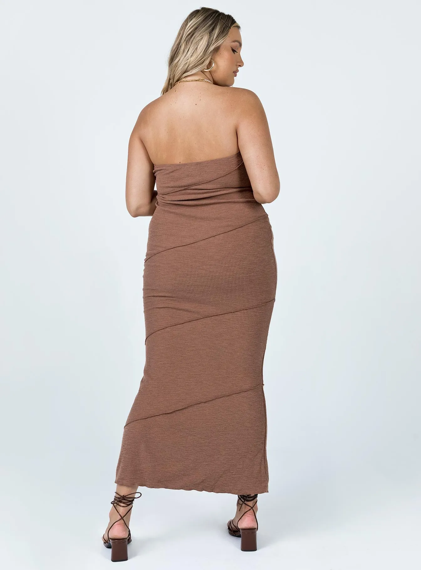 Oscar Midi Dress Brown