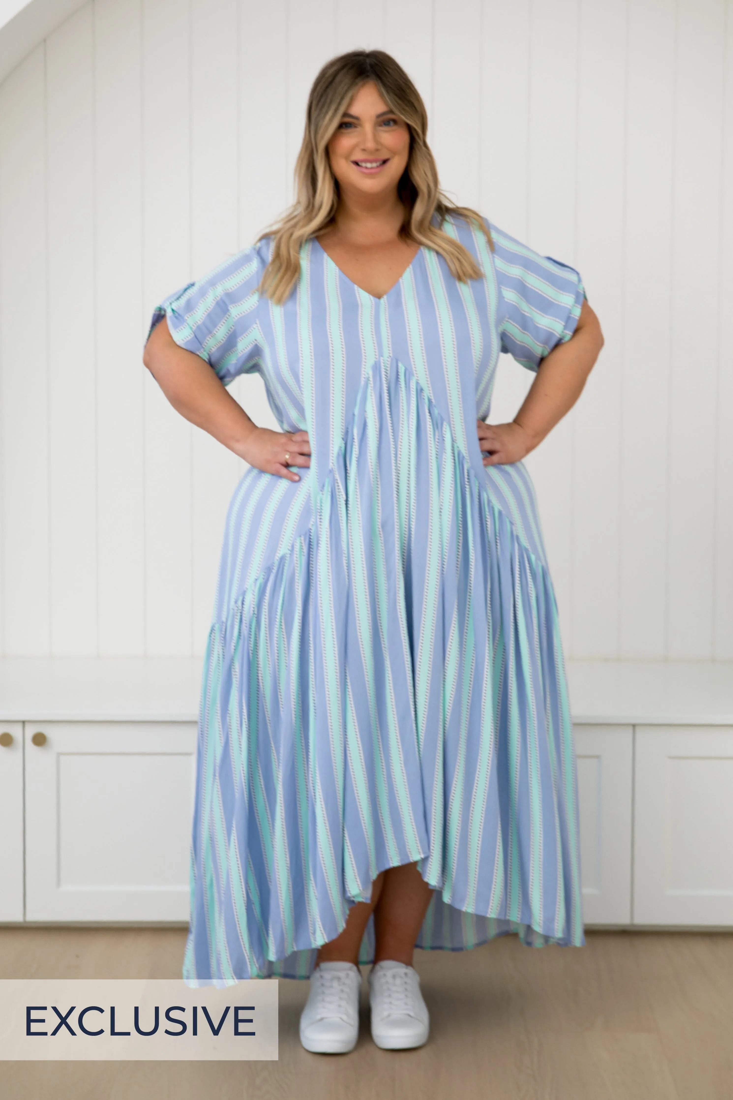 Peak Maxi Dress | Blue Eternity