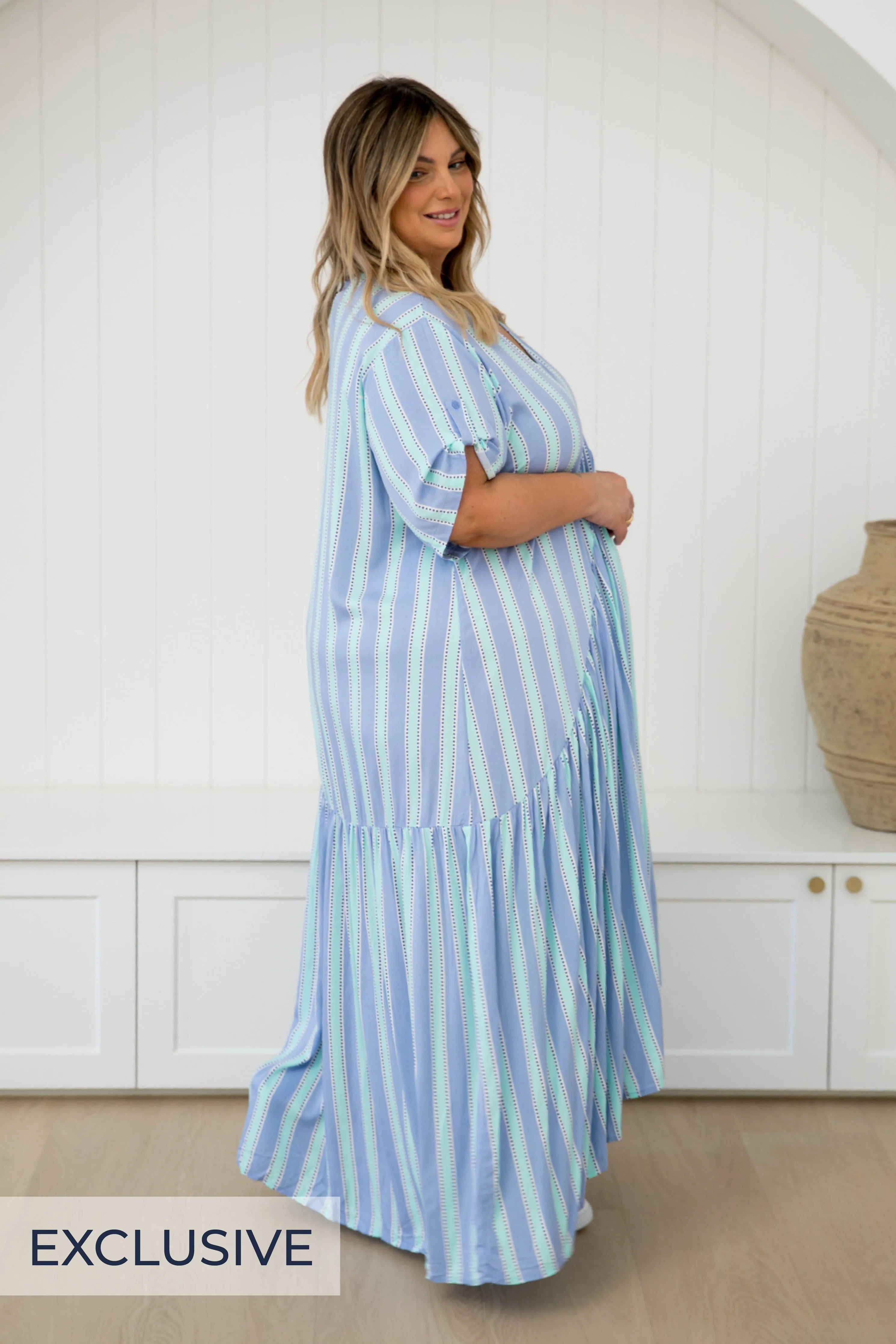 Peak Maxi Dress | Blue Eternity