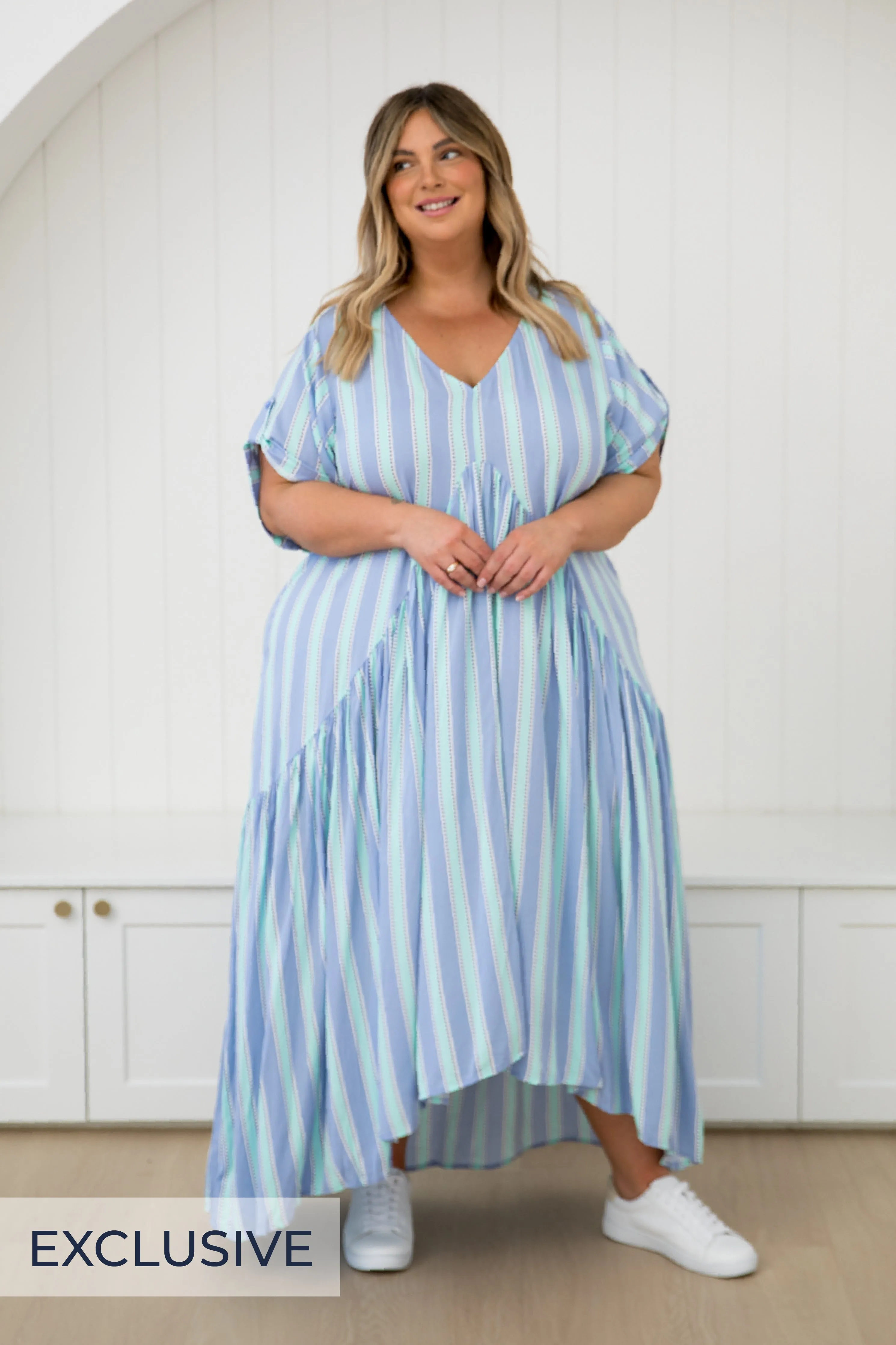 Peak Maxi Dress | Blue Eternity