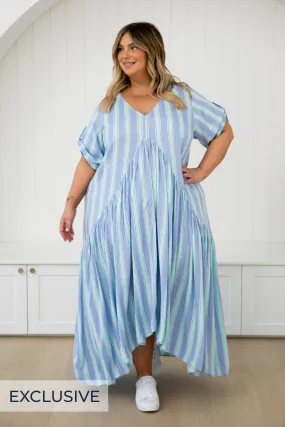 Peak Maxi Dress | Blue Eternity