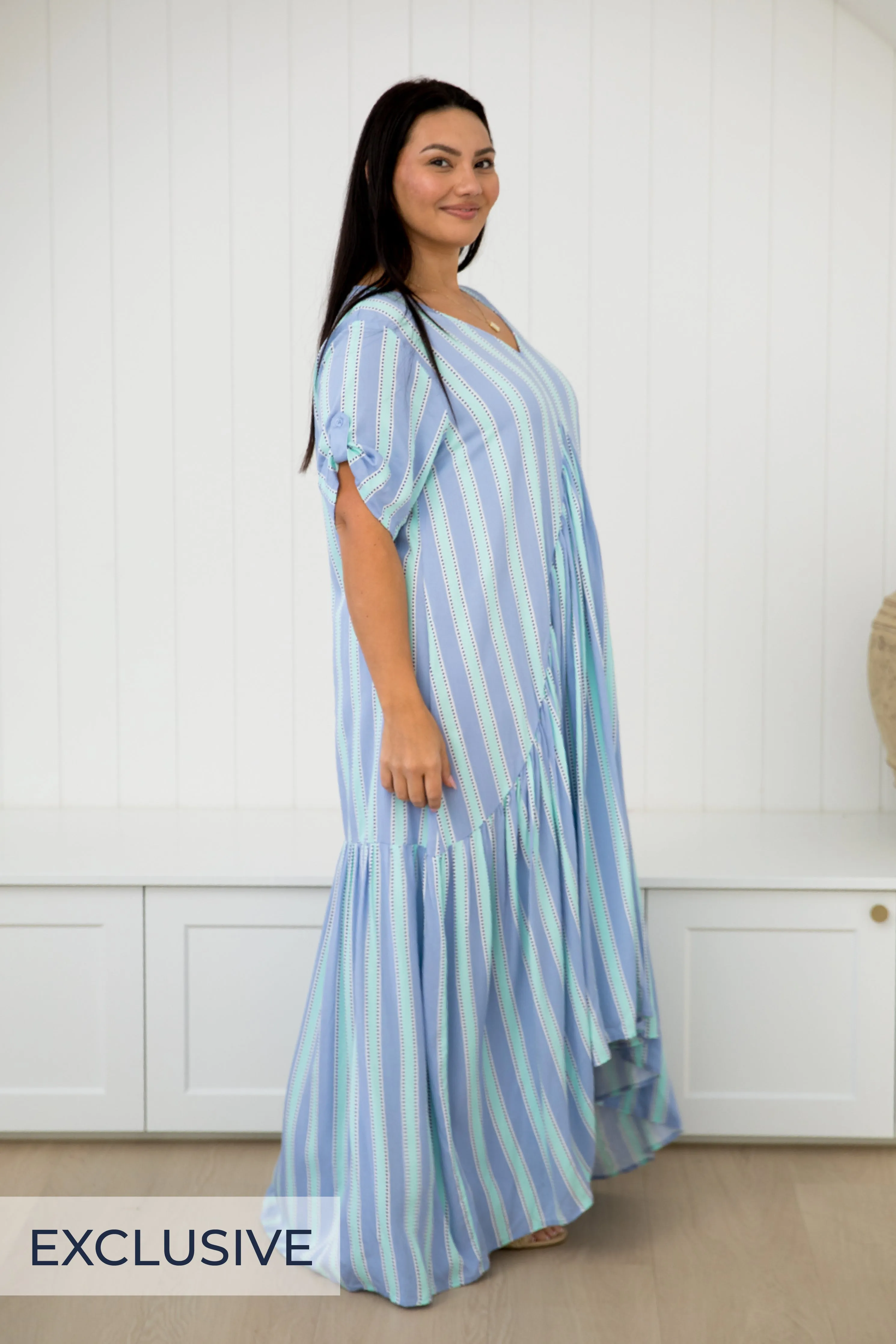 Peak Maxi Dress | Blue Eternity