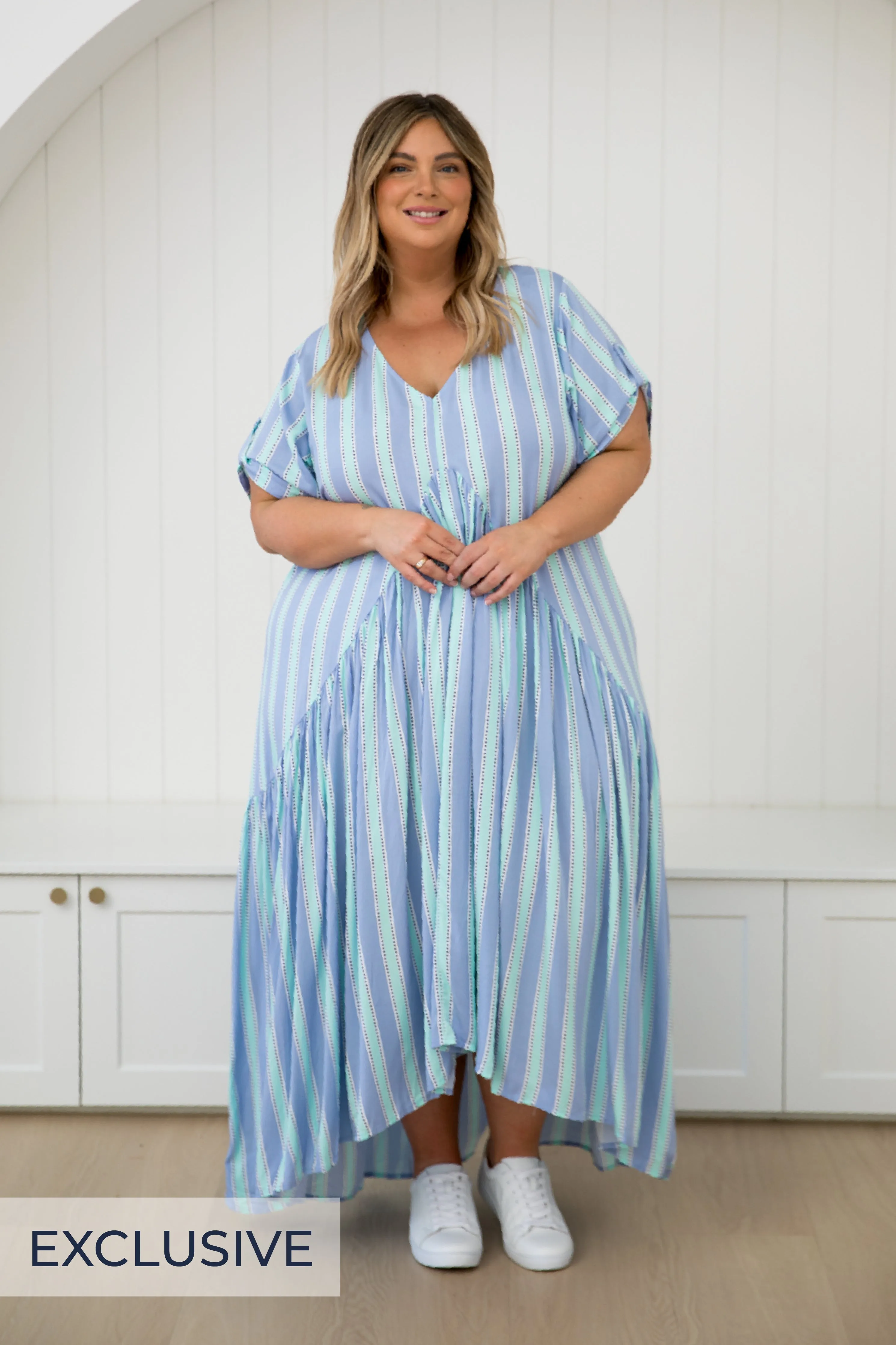 Peak Maxi Dress | Blue Eternity