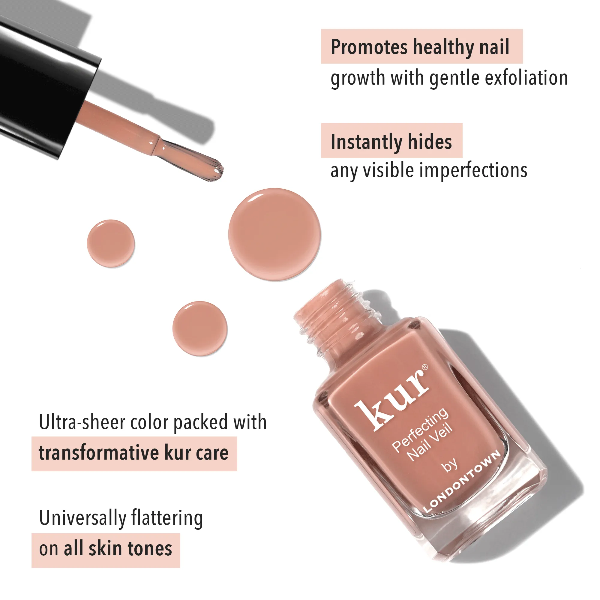 Perfecting Nail Veil #5 | Ultra- Sheer Muted Pumpkin Nail Polish