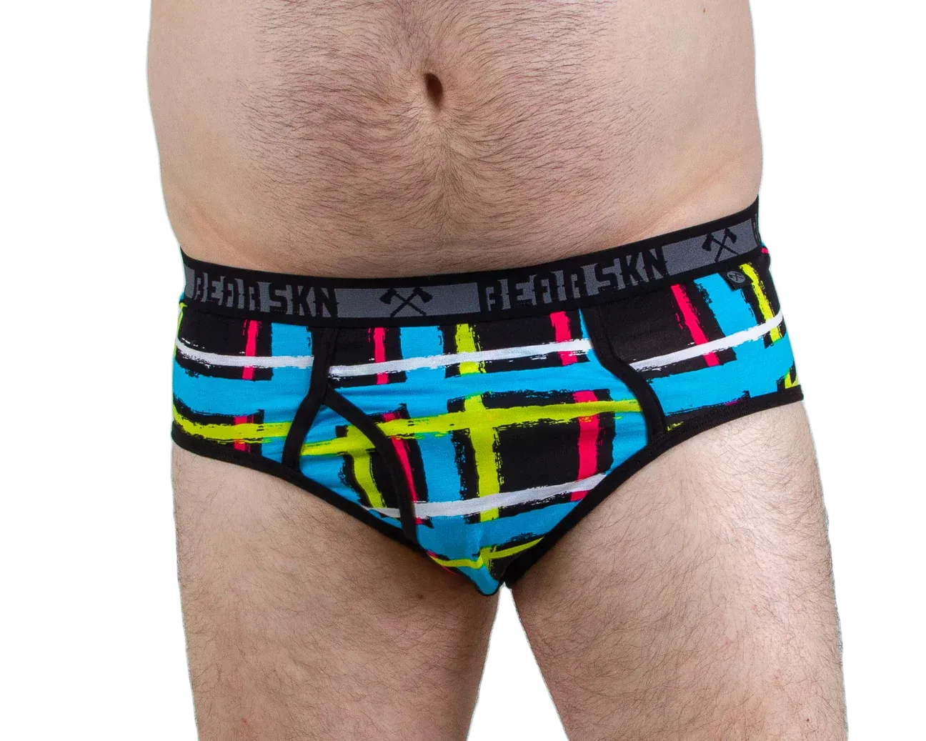 Plaid Paint Brief