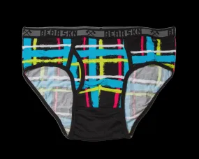 Plaid Paint Brief