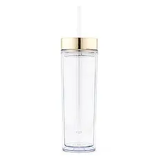 PLASTIC DRINK TUMBLER - GOLD