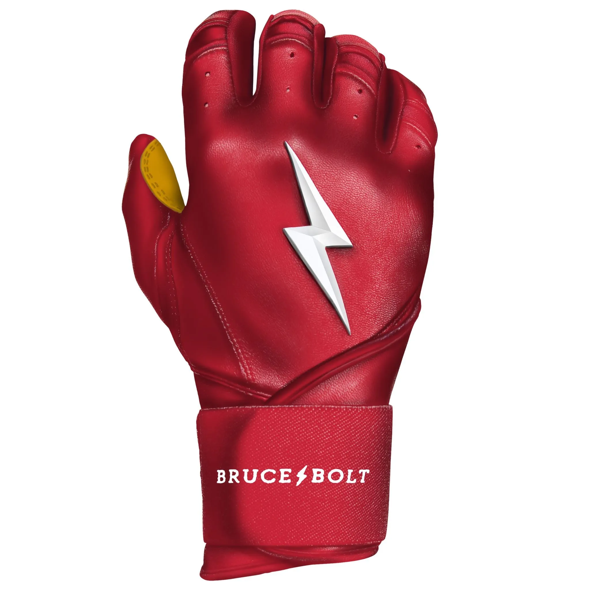 PREMIUM PRO Long Cuff Batting Gloves | RED