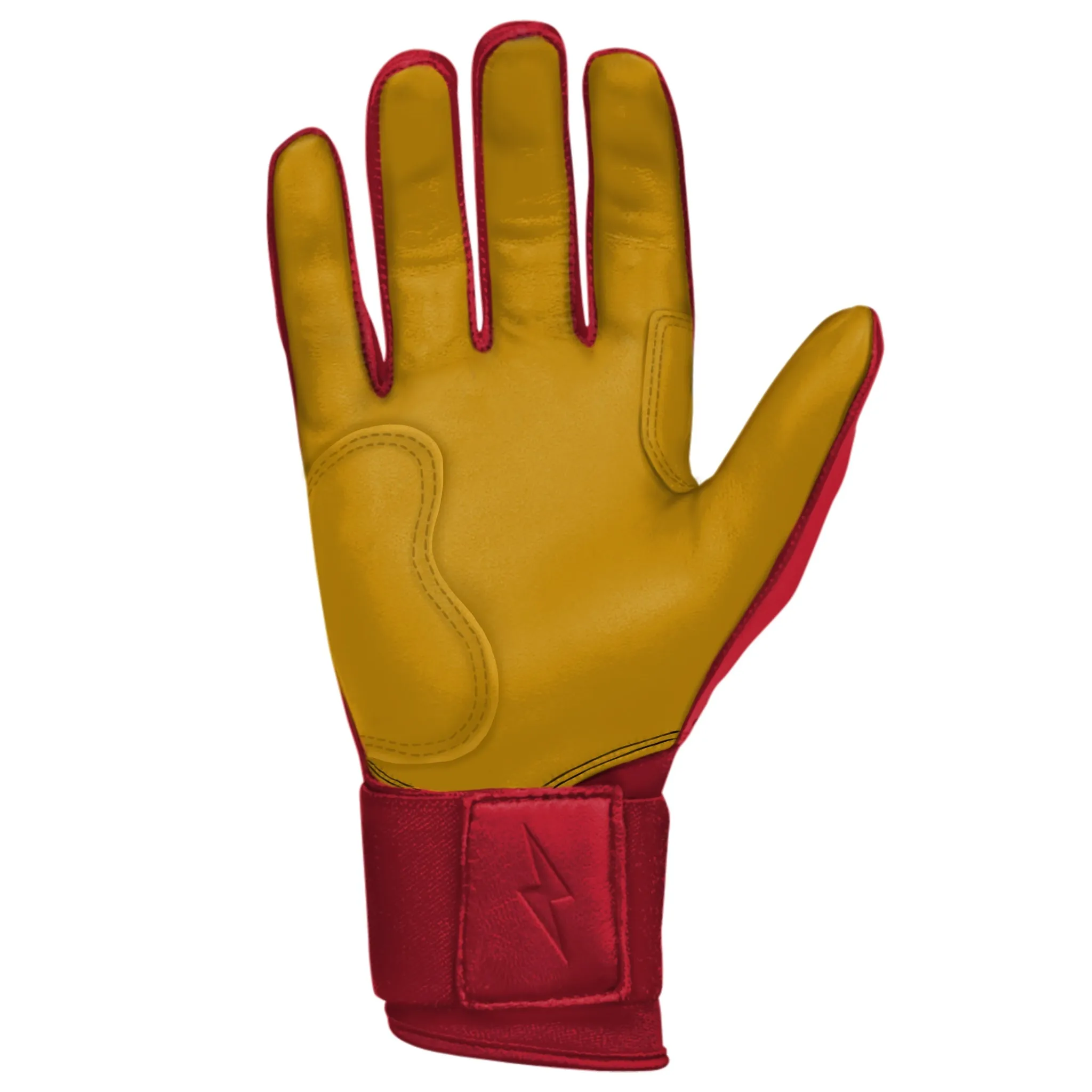 PREMIUM PRO Long Cuff Batting Gloves | RED