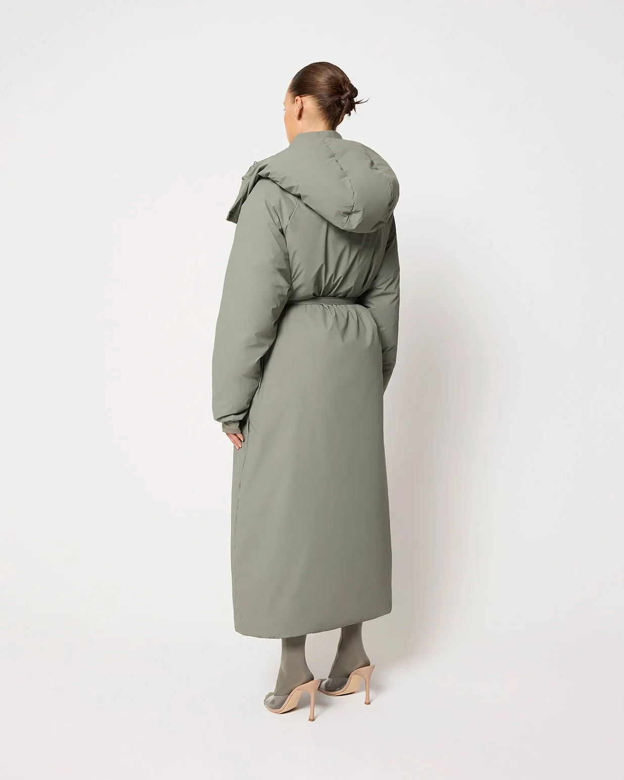 Puffer Coat | Dusty Olive